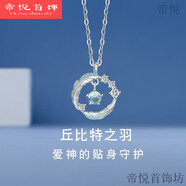 淺羽溫柔仙氣中國風(fēng)網(wǎng)紅同款小香風(fēng)ins學(xué)生閨蜜項鏈女二人款 M1430【淺羽項鏈一條裝】