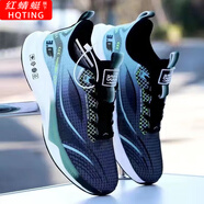 RED DRAGONFLY紅蜻蜓旗下春秋季男鞋透氣網(wǎng)面輕便運動(dòng)鞋高彈力初中學(xué)生高中減震 黑綠 39