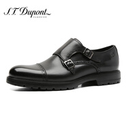 S.T.DUPONT CLASSICS都彭男鞋孟克鞋商務(wù)正裝系帶牛皮皮鞋男士婚鞋