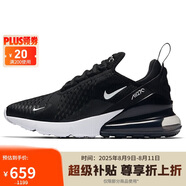 耐克NIKE休閑鞋女氣墊AIR MAX 270鞋AH6789-001黑36