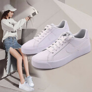 耐克（NIKE）女鞋 秋季新款時(shí)尚簡(jiǎn)版空軍一號運動(dòng)鞋舒適潮流小白鞋板鞋休閑鞋 AO2810-102小白鞋 37.5