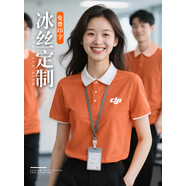 萬(wàn)嘉宜萊（WAN JIA YI LAI）冰絲polo衫定制工作服t恤印logo企業(yè)團(tuán)體夏季裝短袖工裝翻領(lǐng)工衣 【經(jīng)典款親膚舒適】-棕色杏色領(lǐng) 3XL
