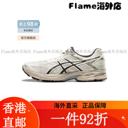 亞瑟士ASICS男鞋網(wǎng)面跑鞋減震運動鞋透氣跑步鞋GEL-FLUX 4 白色/棕色 39