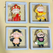 中國風(fēng)西游記冰箱貼手繪磁力貼卡通動(dòng)漫孫悟空個(gè)性創(chuàng  )意3d立體禮物 取經(jīng)四人組帶獨立懸浮盒 70mm