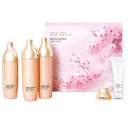 蘇秘37°（Su:m37°）sum37呼吸37套裝蘇秘套盒驚喜水分水乳霜清爽女神護膚品禮盒禮物 蘇秘呼吸花園雙水乳5件套禮盒495ml