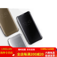三星（SAMSUNG）S 原裝手機殼S原裝皮套G智能鏡面保護殼翻蓋直面屏 鏡光銀)S7_(G9300_G9308)5.1寸直 三星Galaxy?S7