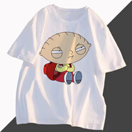 林中尋惡搞之家布萊恩餃子皮特蓋酷家族寬松短袖t恤男女夏季新款上衣服 14 L
