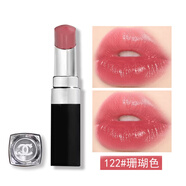 香奈兒（Chanel）可可小姐炫色口紅coco bloom銀黑細管唇膏圣誕情人節送女朋友禮物 122#珊瑚色