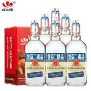 永豐牌北京二鍋頭金獎(jiǎng)小方瓶清香型白酒出口小方瓶藍(lán)標(biāo)42度500ml*6瓶