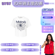 Mardi Mercredi小雛菊短袖現(xiàn)貨單花春夏季韓國(guó)T恤男女潮流代購(gòu)官方正品 經(jīng)典款藏藍(lán)