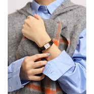 精工(SEIKO)手表太陽能簡(jiǎn)約時(shí)尚方形皮帶腕表男女表SUP250SWR054 swr054石英女款