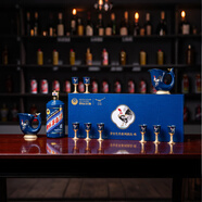 茅臺(tái)（MOUTAI）十二12生肖紀(jì)念酒 馬羊猴雞狗豬鼠?；⑼谬埳呙?00ml單瓶原箱擺柜 500mL 1瓶 雞茅+雞年生肖酒具*1套