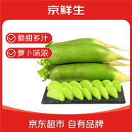 京鮮生 山東 濰坊蘿卜 甜脆水果蘿卜 綠青蘿卜 2斤 新鮮蔬菜
