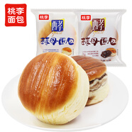 桃李酵母面包牛奶蛋羹/巧克力味 混合味早餐蛋糕點(diǎn)心休閑零食整箱600g