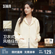 森馬迪士尼米奇家族合作外套女連帽寬松2025春季繡花夾克109125108001