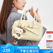 蔻一（Cnoles）包包女士2025年新款斜挎包小手提保齡球單肩包生七夕情人節(jié)禮物
