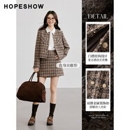 紅袖（hopeshow）紅袖短外套90124340414 咖格 M