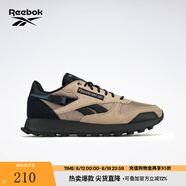 Reebok銳步官方男女款CLASSIC LEATHER黑武士美拉德休閑復古跑鞋 100025108 36 (23.5cm),US:5