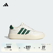 adidas LITECOURT休閑板鞋男女阿迪達斯官方輕運動 亮白/森林綠/帳篷綠 41