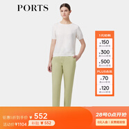 PORTS寶姿春季新款簡約百搭短袖圓領(lǐng)套頭衫ALP8K702RZE009 奶白色 XS
