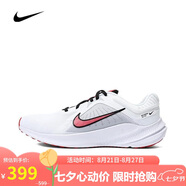 耐克NIKE男跑步鞋QUEST 5運動(dòng)鞋DD0204-104白紅黑42