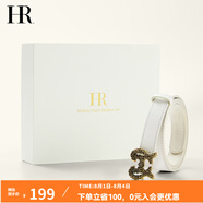 HR赫蓮娜女士皮帶時(shí)尚簡(jiǎn)約腰帶女珍珠愛心扣頭牛皮女士腰帶 米白色 90cm