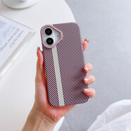 方億舟適用蘋(píng)果15ProMax手機殼高檔3D浮雕碳纖維紋iPhone15內置磁吸輕奢簡(jiǎn)約高級感全包防摔保護套 【粉色磁吸-3D浮雕】 15Plus