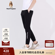 Hush Puppies暇步士男裝夏季耐磨印花束腳長(zhǎng)褲 097黑色3 33