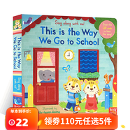110元5件 Sing Along with Me機關(guān)推拉書(shū) The Wheels on the Bus英文原版 Sing Along：去上學(xué) sing along系列推拉書(shū)