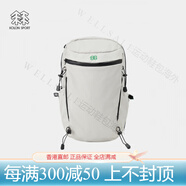 KOLON SPORT可隆背包男女同款DWR涂層戶外運(yùn)動(dòng)包雙肩包贈(zèng)防雨罩官方正品 灰褐GE XXX