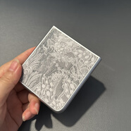 華為（HUAWEI）【原裝品質(zhì)】復(fù)古銀灰色適用華為pocket2手機(jī)殼三星zflip456硬殼f 復(fù)古銀灰色 三星Galaxy_Z_Flip4