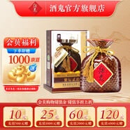 酒鬼（JIUGUI）紫壇貳拾  馥郁香型 高度白酒 52度 500mL 1瓶 盒裝