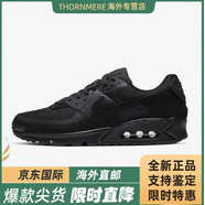 耐克Air Max 90 復(fù)古混搭男士氣墊緩震跑步鞋 休閑運(yùn)動(dòng)跑鞋 黑色/CN8490-003 40 碼/US7