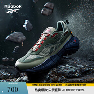 Reebok銳步官方24新品男女ZIG KINETICA 2.5 EDGE戶外跑步鞋 100074670 海底森林 42 (27cm),US:9