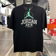 耐克（NIKE）JORDAN短袖純棉T恤衫男款飛人印花潮流圓領寬松籃球上衣青年半袖 IM3354-010/背后喬丹大印花 3XL /190/104A