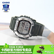 卡西歐（CASIO） 男表女表卡西歐手表男女情侶表學(xué)生時(shí)尚運(yùn)動(dòng)表太陽能雙顯電子表 MWD-110H-3AVDF海賊王-索隆