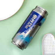 春錦秋鯉創(chuàng)意保溫杯搞怪啤酒可樂(lè)保溫杯不銹鋼學(xué)生男杯子創(chuàng)意易拉 罐吸管 藍(lán)色雪花 500ml