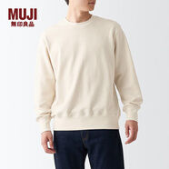 無印良品（MUJI） 男式 緊密編織毛圈運動衫男士男生秋裝套頭長袖衛(wèi)衣潮流ABG03A2A 原色 L （175/100A）