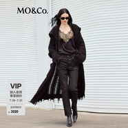 MO&Co.【NOIRxPLAYBOY聯(lián)名】MOCO毛衣外套冬手工拉毛