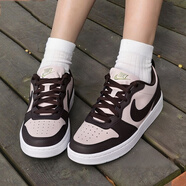 耐克（NIKE）女鞋2025秋季新款COURT透氣經(jīng)典休閑鞋運動鞋低幫板鞋小白鞋 黑色粉色DV5456-601 39