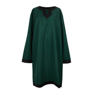 ZZ&FFZz圣威達現貨新款春季跨境貨源女裝純色舞臺服表演服廠家批發(fā) 黑邊T恤(綠色送皮帶) M