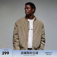 CHINISM CH赤塵基礎(chǔ)款飛行員夾克外套男士秋冬加厚棉衣美式復(fù)古情侶棉服 黃綠色 L