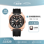 雷米格（ROMAGO）深潛者300全自動(dòng)機(jī)械表瑞士表腕表潛水表專業(yè)男表 迪拜限定