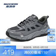 斯凱奇（Skechers）男士老爹鞋211258 炭灰色/CHAR 42