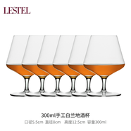 萊仕得（LESTEL）品牌直營(yíng)LESTEL水晶玻璃干邑杯白蘭地杯洋酒杯烈酒杯 白蘭地酒杯 300ml 6只