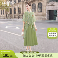 絲柏舍改良旗袍裙2025春夏新款女裝復古寬松新中式連衣裙