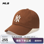 MLB帽子男女軟頂棒球帽虞書(shū)欣明星同款運動(dòng)鴨舌帽3ACP6601N-50BRL-F