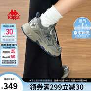 卡帕（Kappa）官方羽翼背靠背老爹鞋女夏季厚底增高休閑運動(dòng)鞋子女 香草綠 40