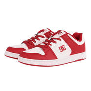 Dcshoecousa運(yùn)動(dòng)潮流透氣網(wǎng)布女士板鞋時(shí)尚休閑百搭MANTECA復(fù)刻復(fù)古鞋 White × Red 20 |27.0