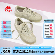 KAPPA卡帕女鞋厚底滑板鞋子女2024夏季新款運(yùn)動(dòng)休閑鞋軟底德訓(xùn)鞋小粉鞋 雄鹿棕 36